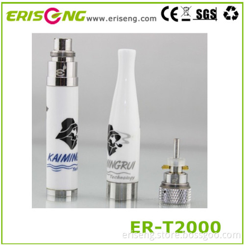 Cool Shape No Ash No Tar E Cigarette Er-T2000 2014 Top Sale